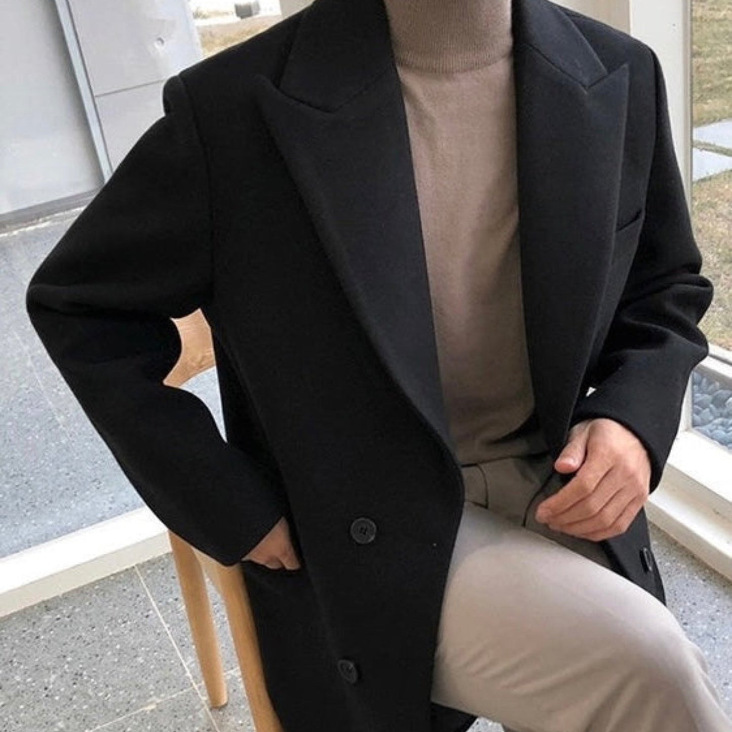 Bram | Abrigo Elegante de Doble Forro Para Hombre