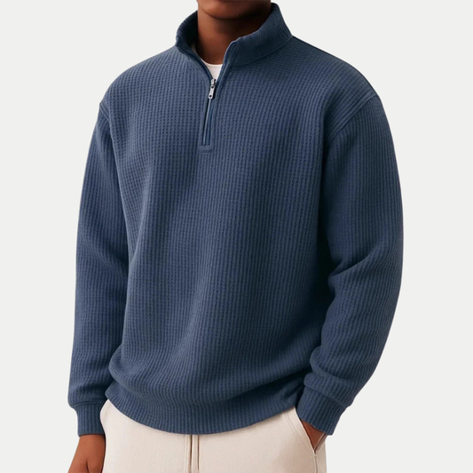 Samuel™ | Sudadera con Cremallera de Comodidad Diaria y Estilo Atemporal